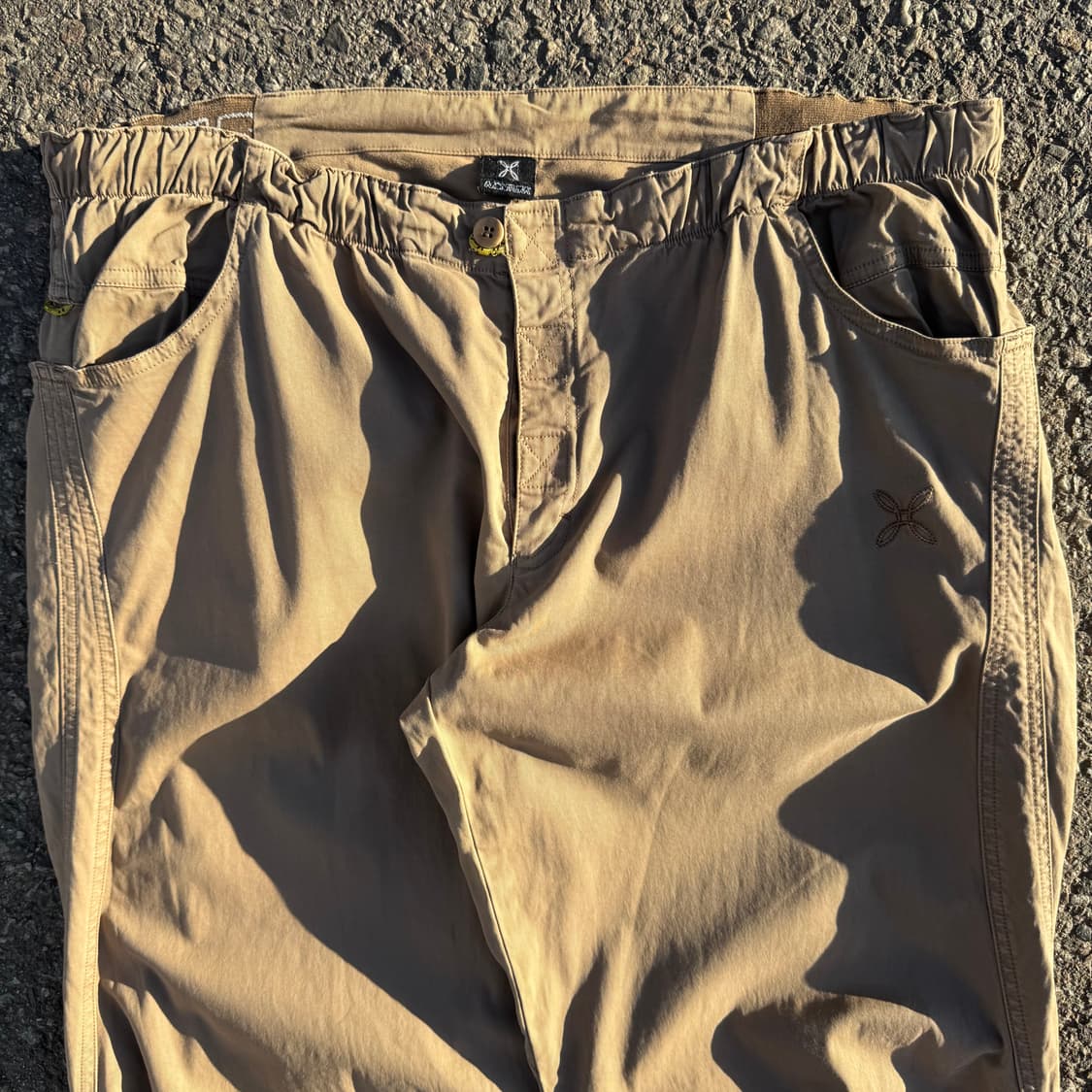 몬츄라 로고 사선 라인 코튼 팬츠 상품이미지5