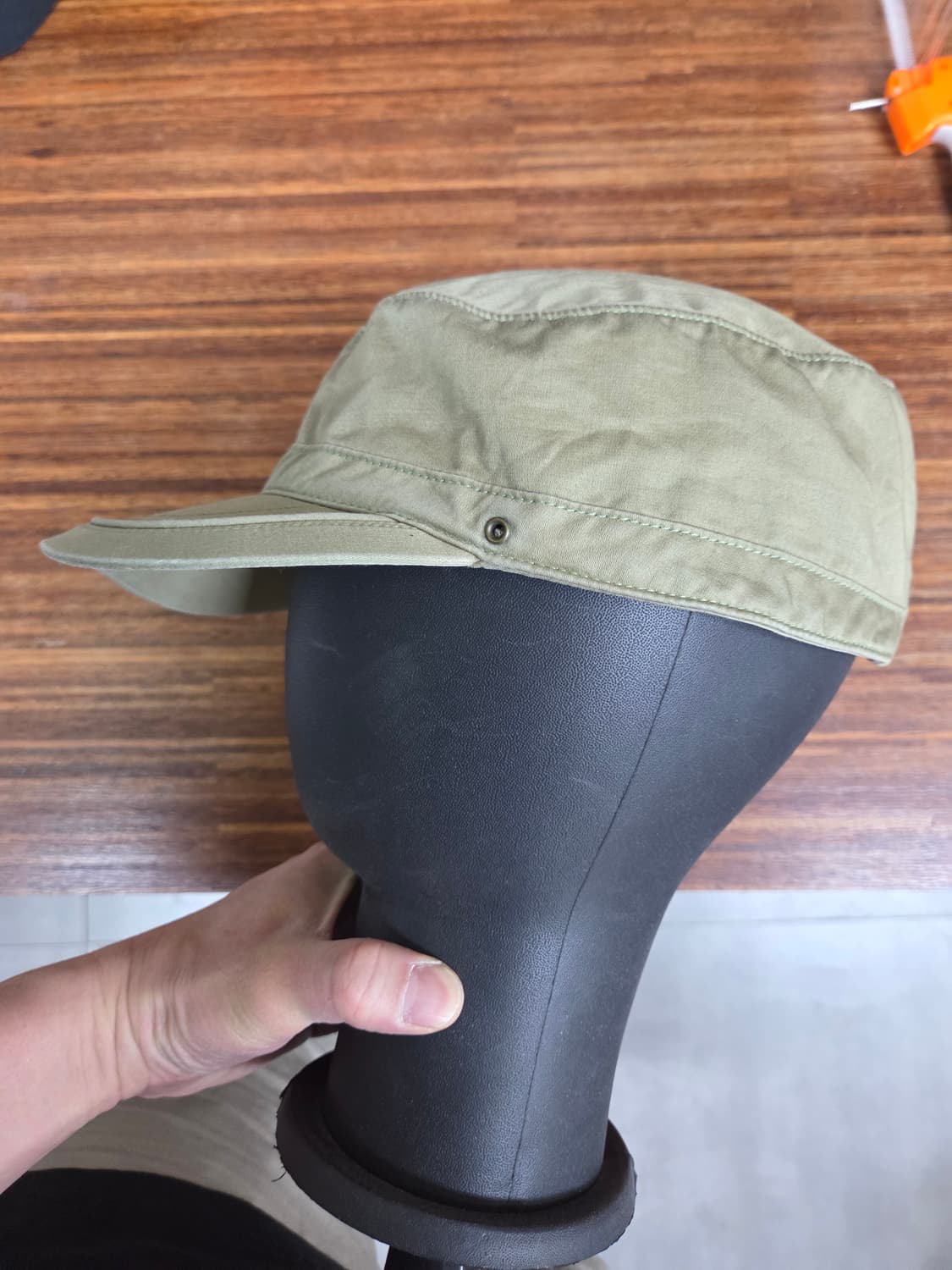 닉스 올드스쿨 빈티지 가죽패치 군모 모자 프리  상품이미지2