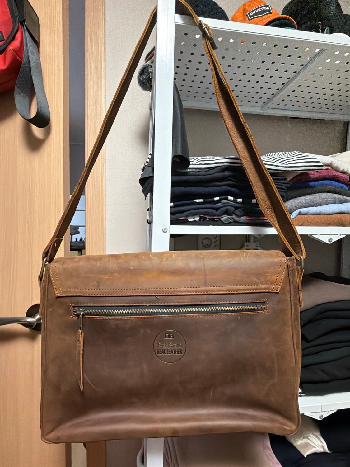 Da Bao 리얼 가죽 메신저백 상품이미지2