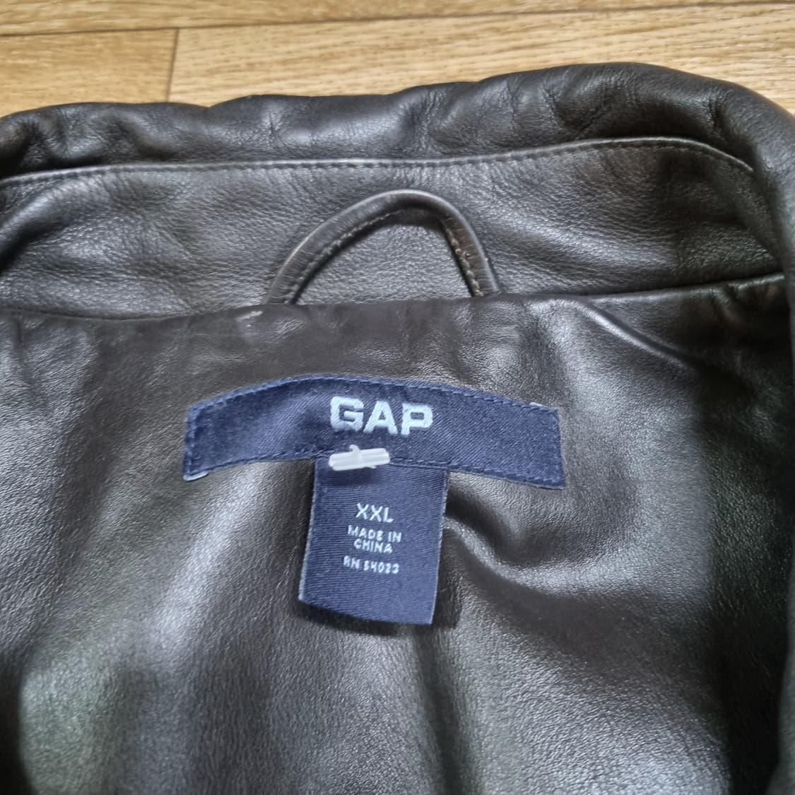 올드갭  브라운레더자켓 xxl 상품이미지4