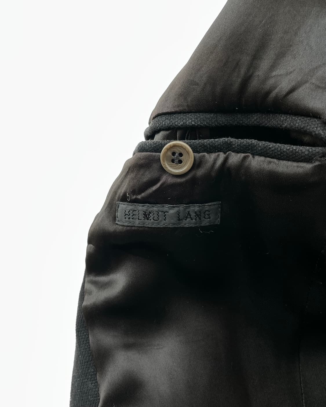 90s Helmut Lang Canvas Peacoat 헬무트 랭 코트 상품이미지6