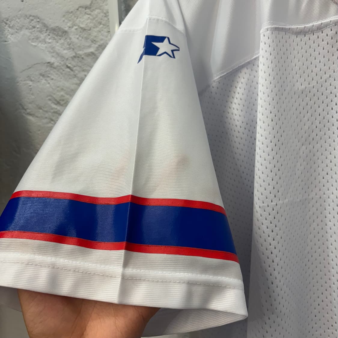스타터 베이직 블루 레드 메쉬 져지 2XL 상품이미지6