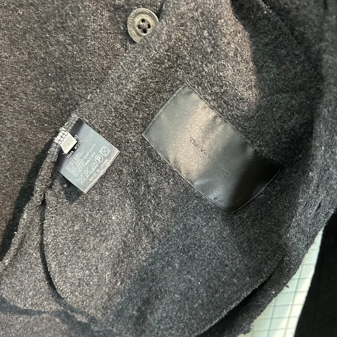 The viridi anne 축융 울 숄 카라 가디건 상품이미지5