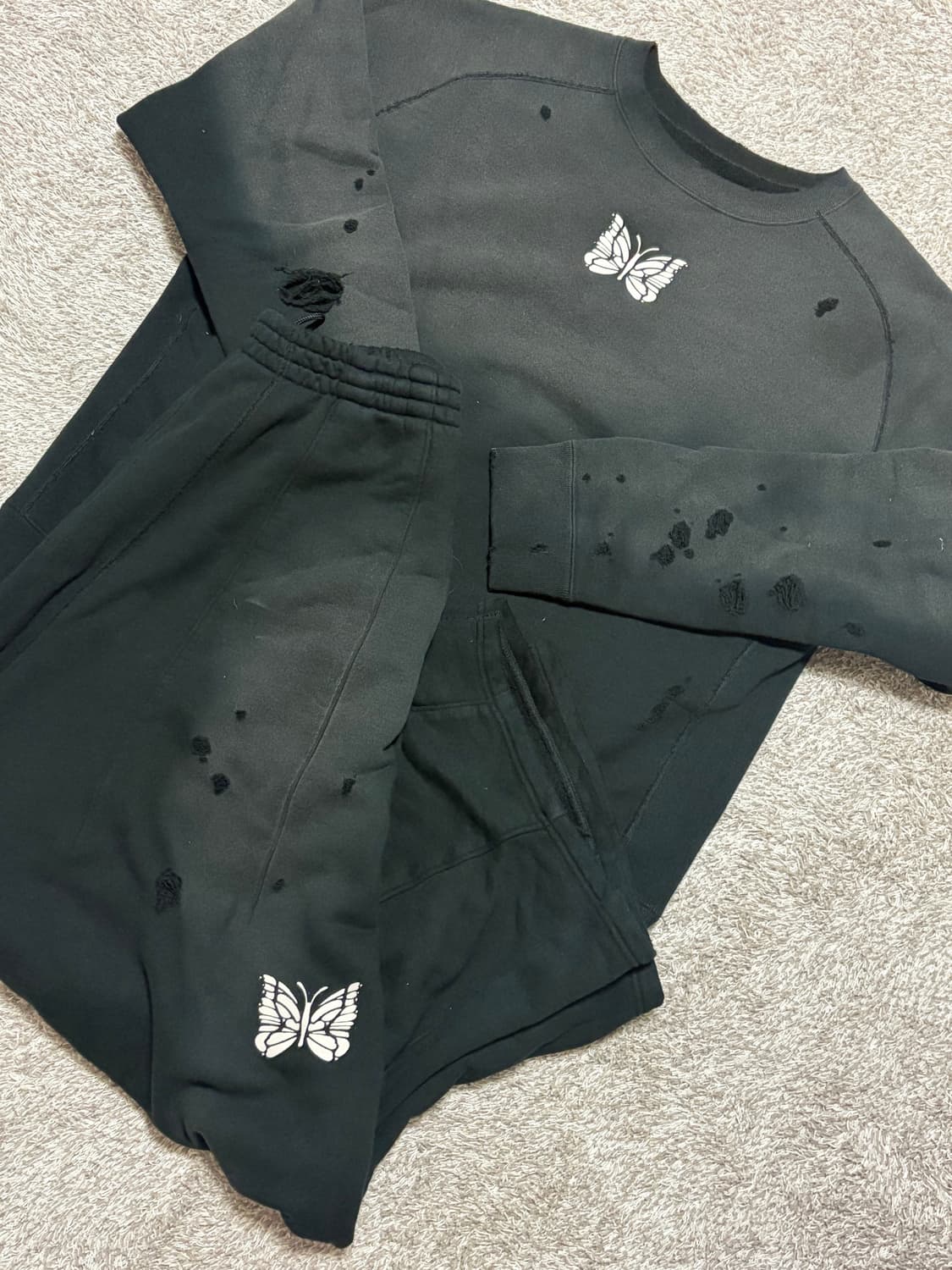 니들스 25fw 스웻셋업 맨투맨 바지🦋 상품이미지1