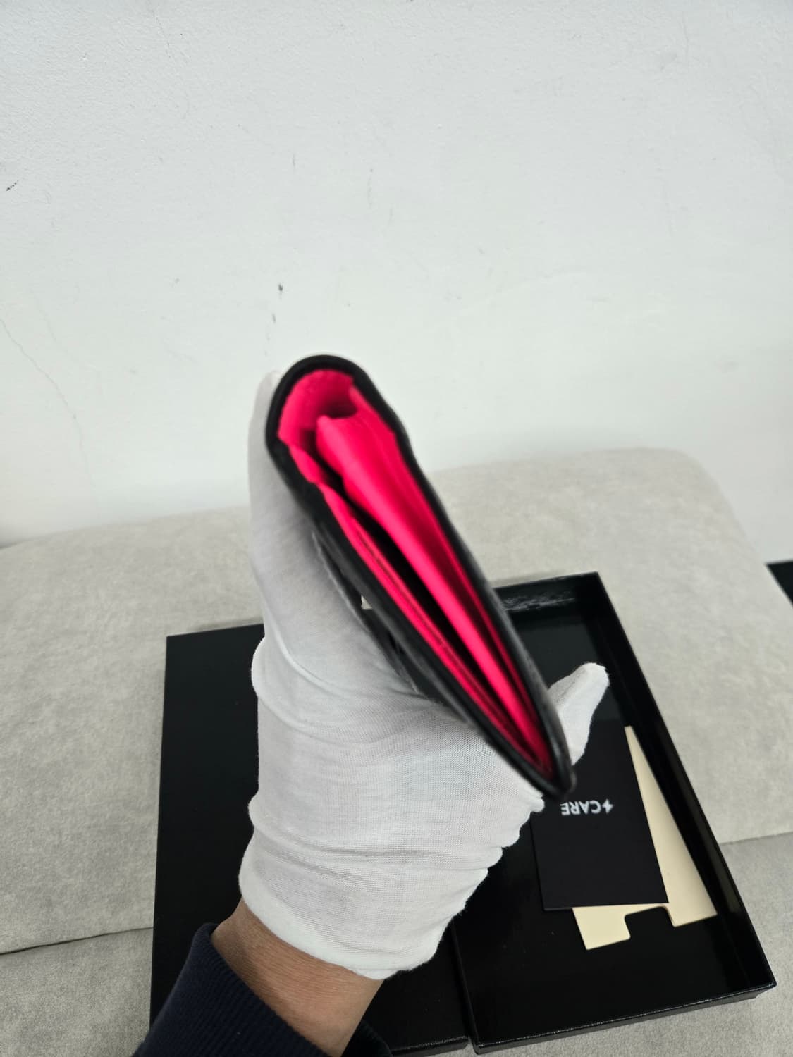 [보증서 정품]샤넬 깜봉 장지갑 상품이미지4