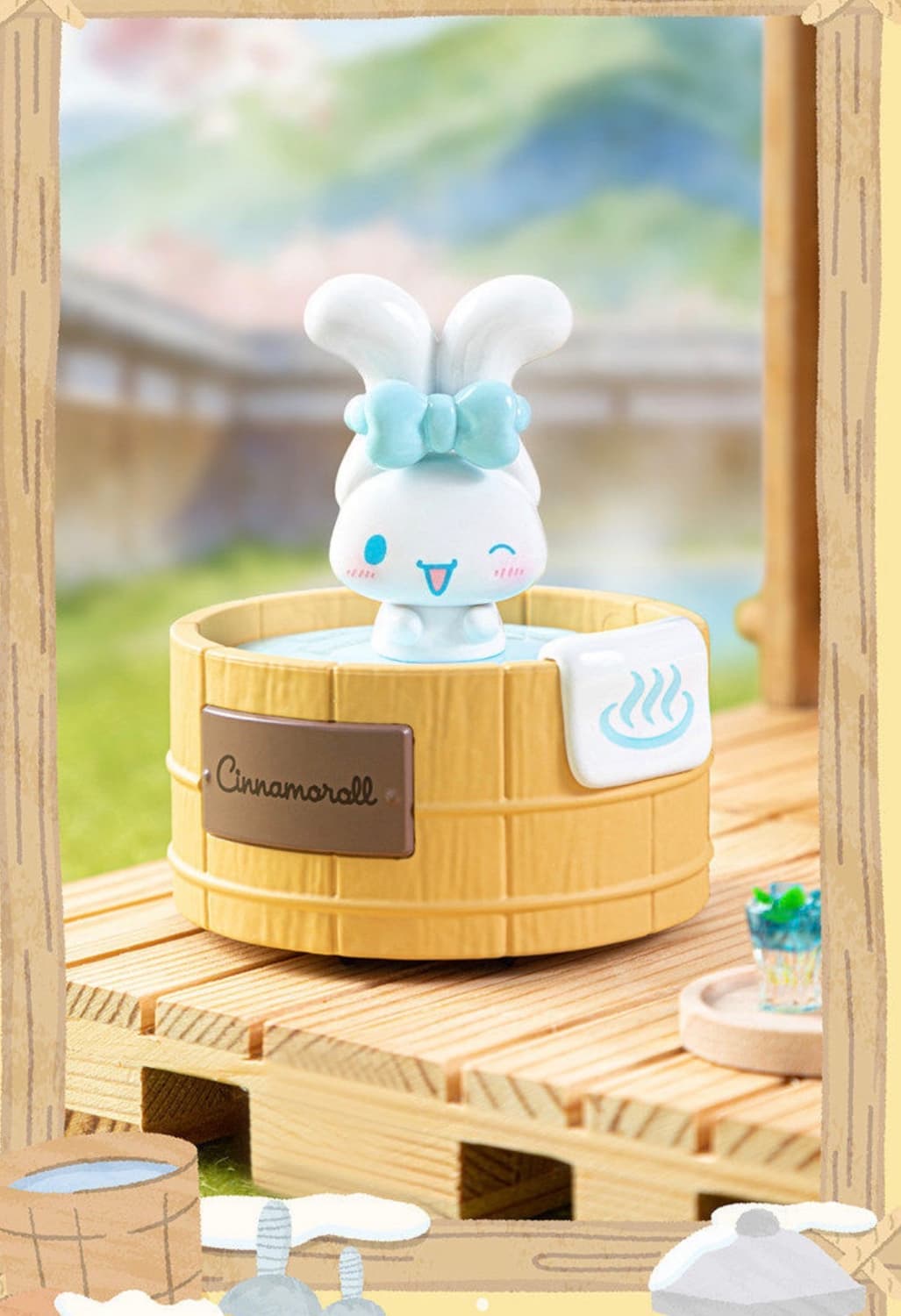 [시나모롤]탑토이 산리오 온천탕시리즈 피규어 상품이미지2