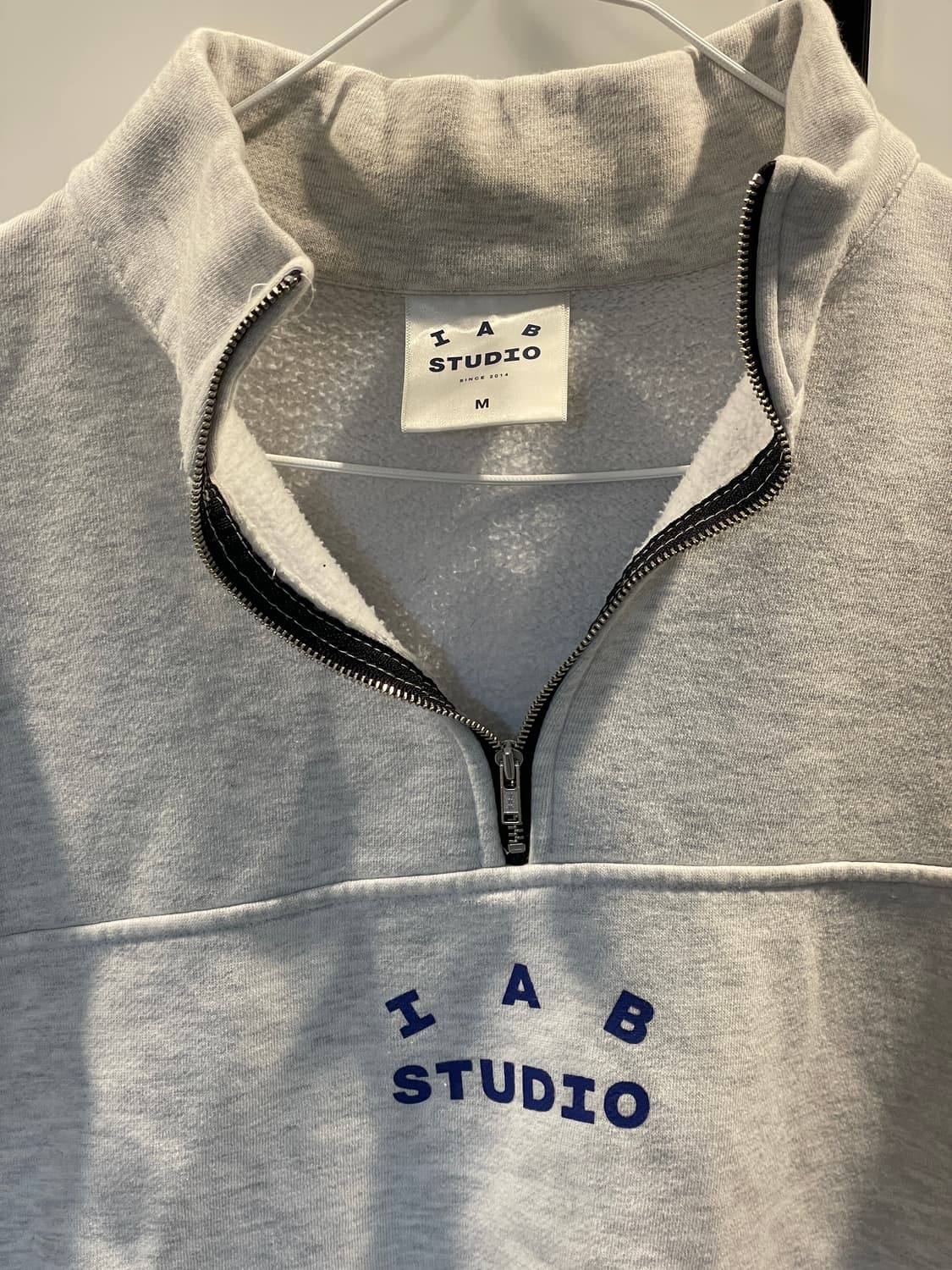 IAB Studio 하프집업 (M Size / 라이트 그레이) 상품이미지3