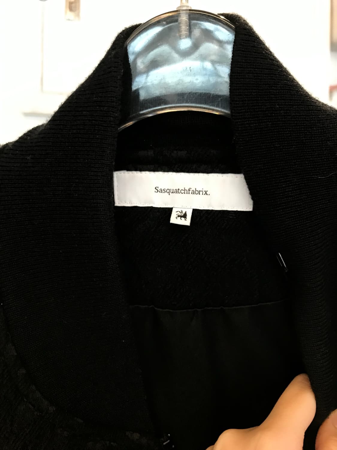 Sasquatchfabrix Jacquard Fleece Bomber 상품이미지5