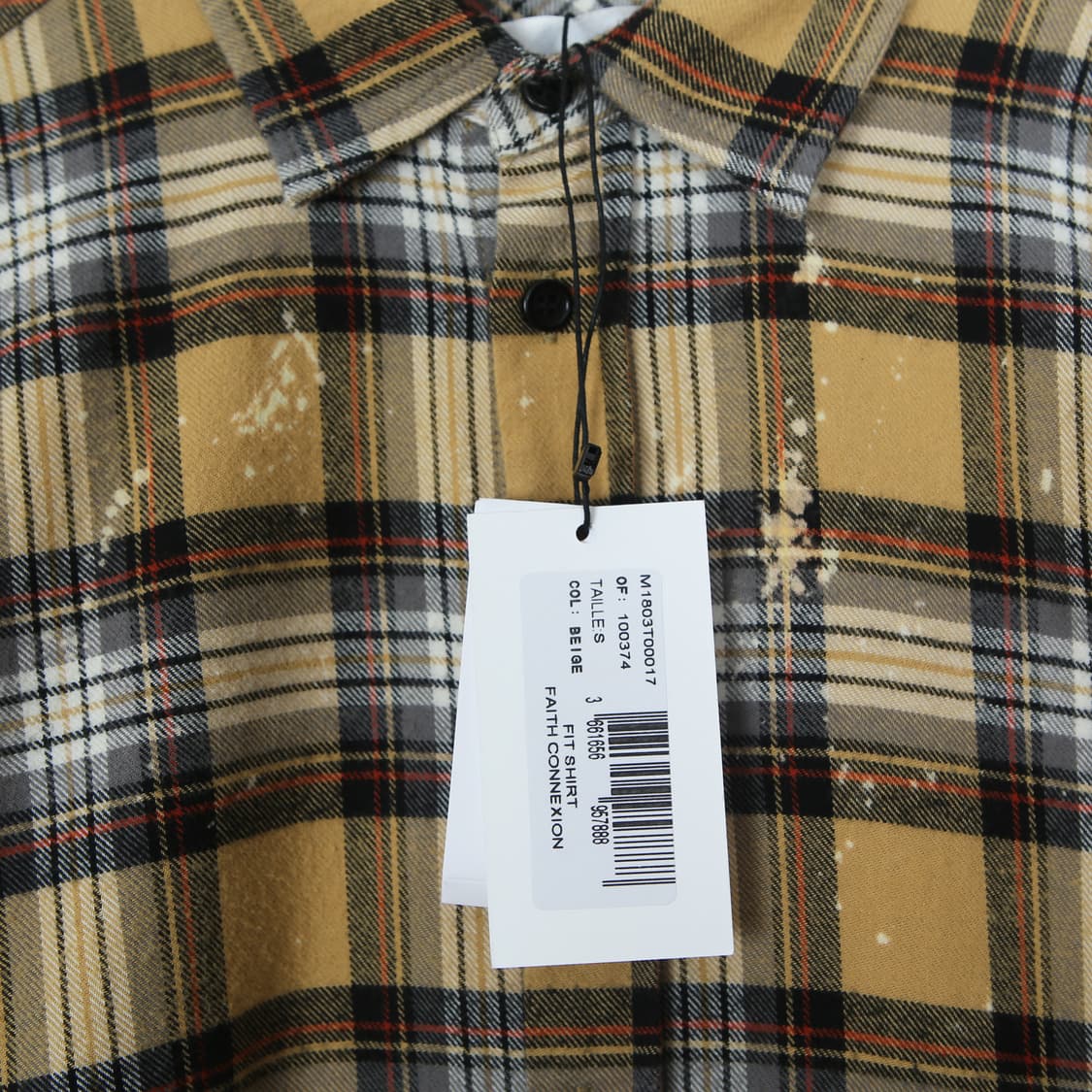페이스커넥션 PLAID BLEACHED 셔츠 상품이미지4