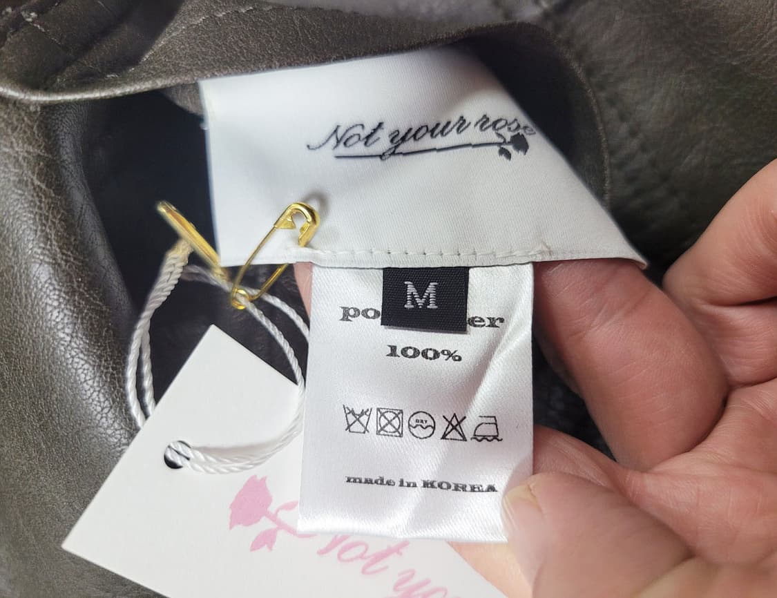 낫유어로즈(not your rose) 리버시블 레더무스탕 55-66 새상 상품이미지10