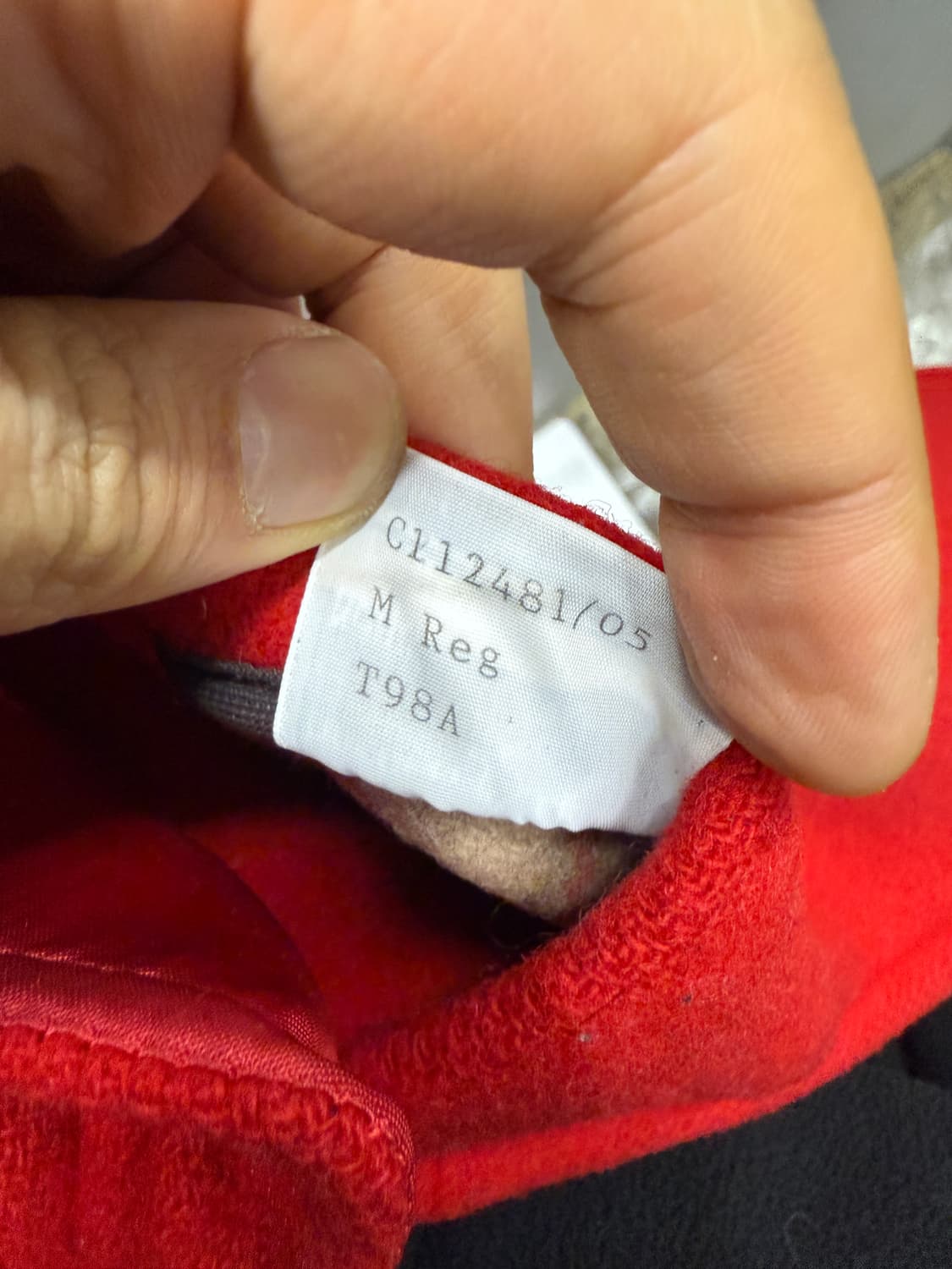 버버리 정품 레드 더플 코트 M  상품이미지6