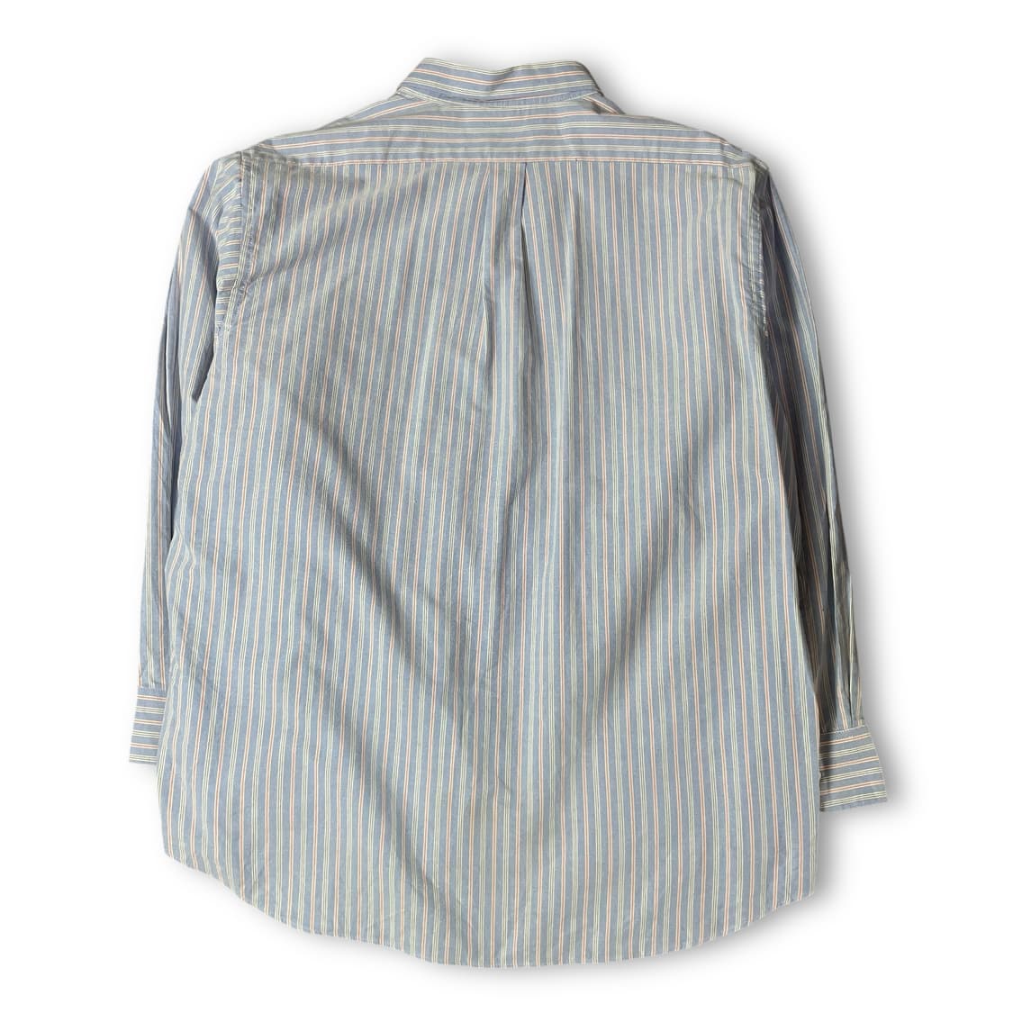 챕스 스카이블루 오렌지 스트라이프 긴팔 셔츠 상품이미지2