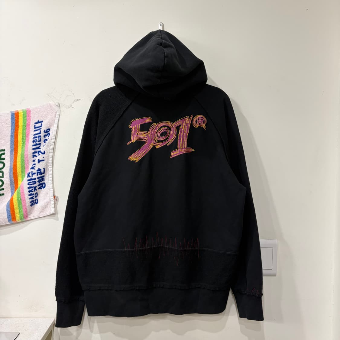 316. 리바이스 501 언발란스 후드집업 상품이미지2