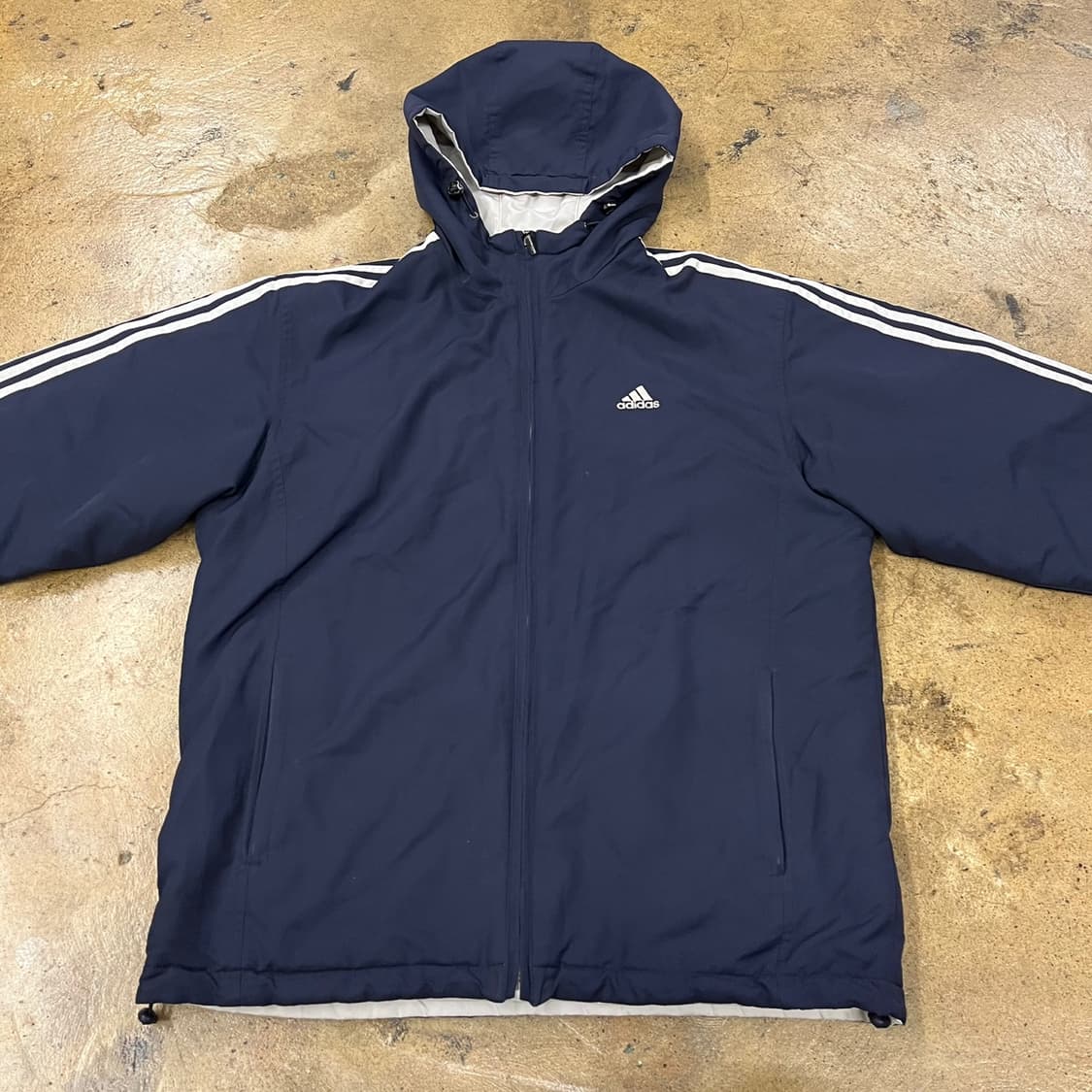 아디다스 양면 리버시블 네이비 화이트 패딩 자켓 점퍼 95 상품이미지2