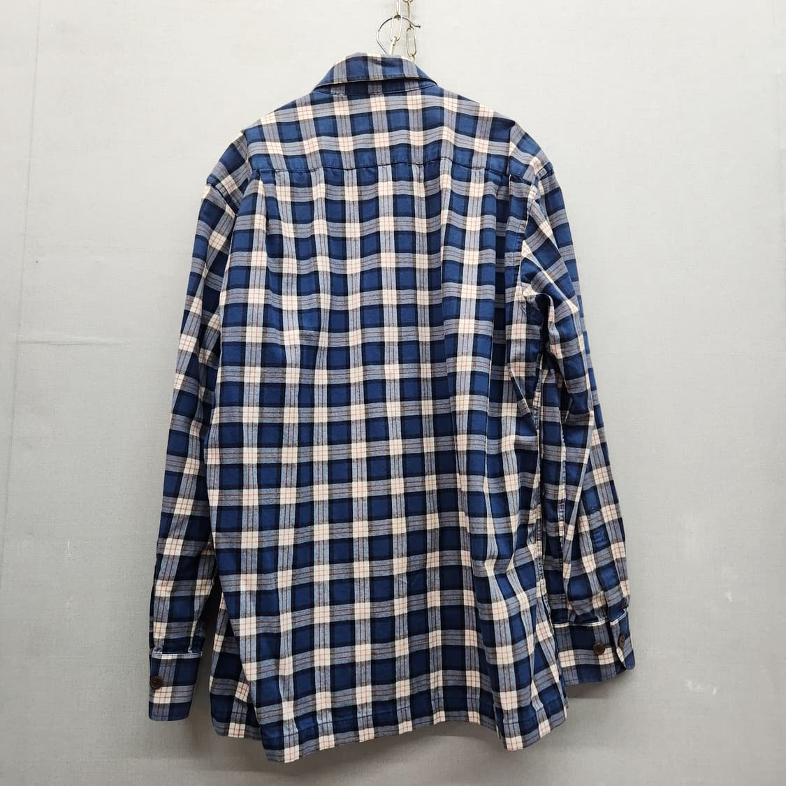 닥스 로고 원포켓 체크 셔츠 100(L) 상품이미지4