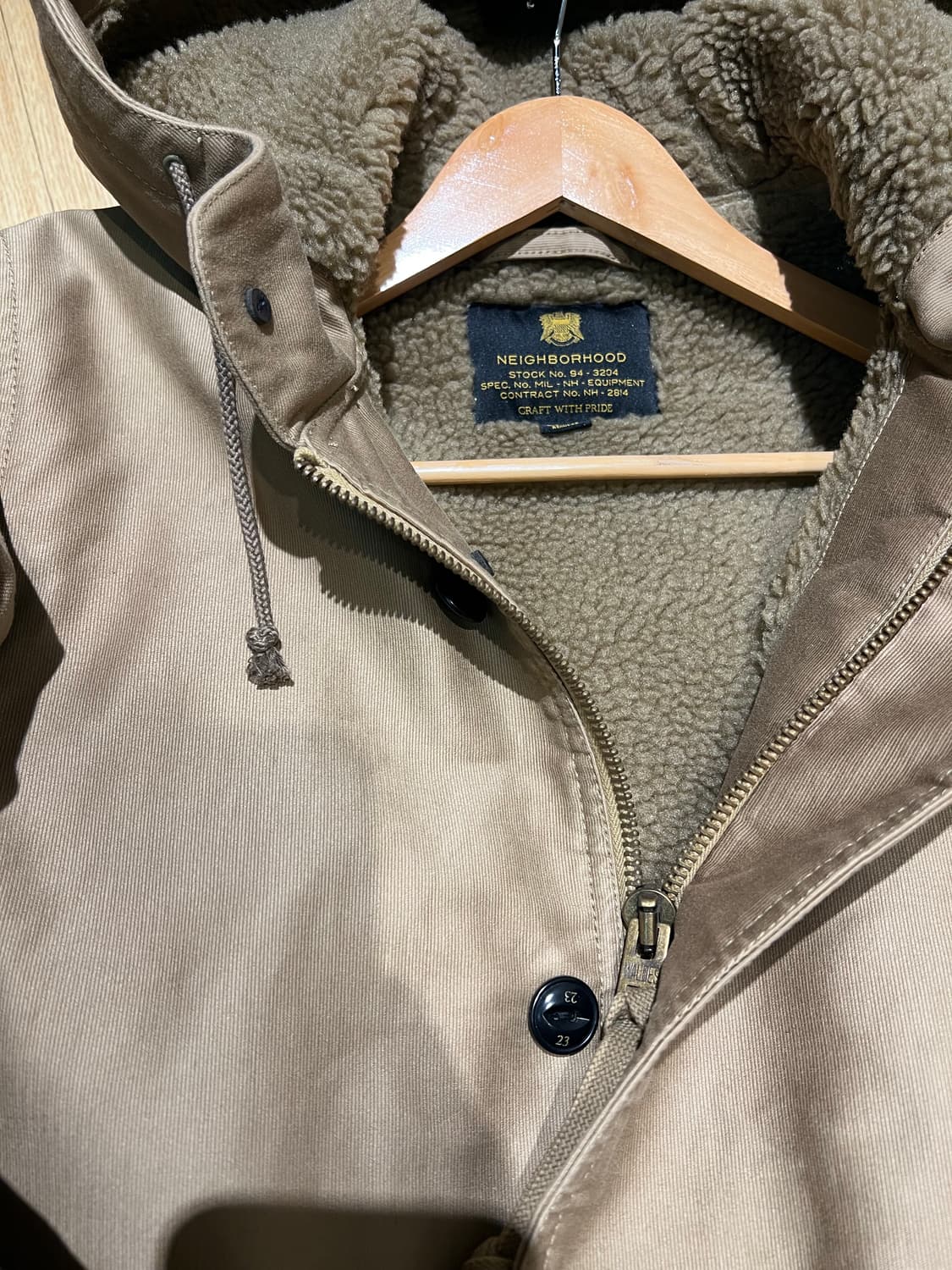 네이버후드 밀리터리 윈터 파카 상품이미지3