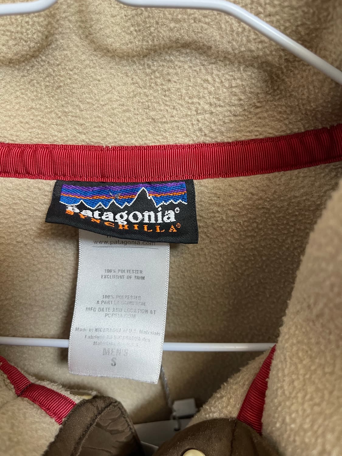 파타고니아 신칠라 플리스 모카 브라운 S 상품이미지3