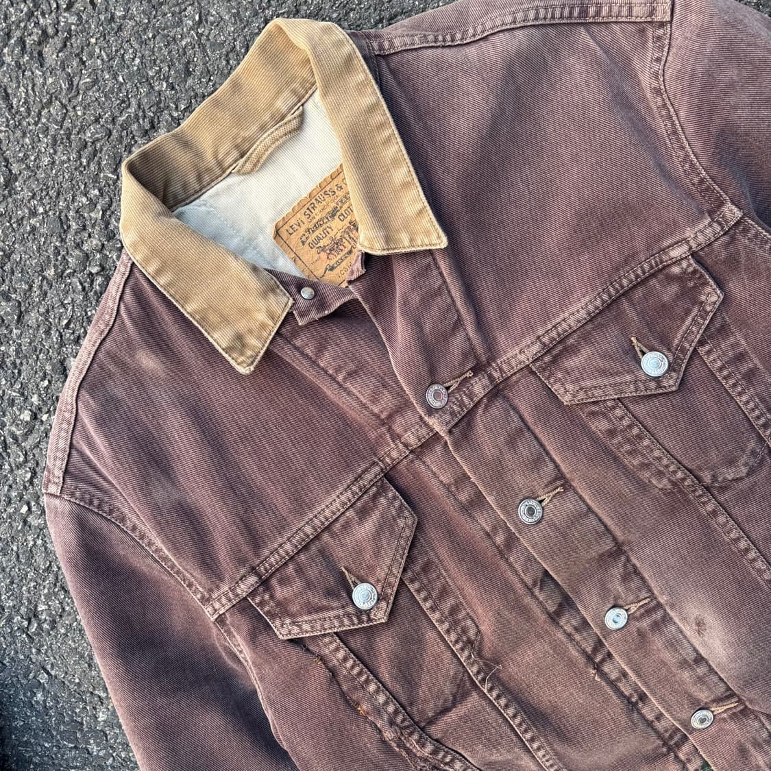 90년대 리바이스 70614-77 패디드 트러커 자켓 상품이미지4