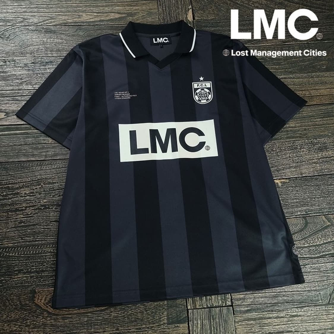 [LMC 엘엠씨] 블록코어 오버핏 스트라이프 풋볼 져지 M20202 상품이미지1