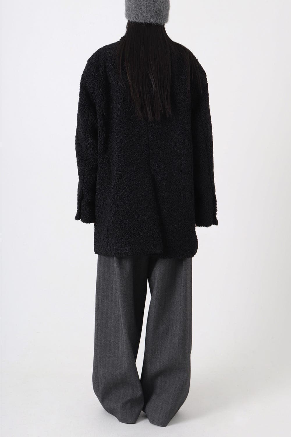 트리밍버드 푸들자켓 블랙 상품이미지3