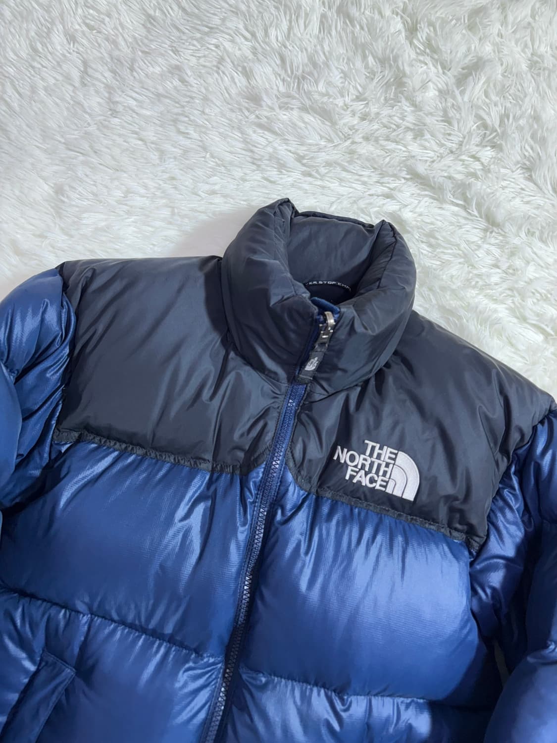 노스페이스 700 네이비 눕시 다운 패딩  상품이미지4