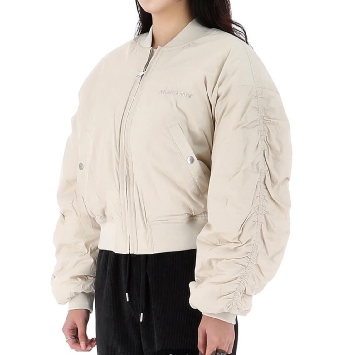 이자벨마랑 봄버 자켓 아이보리 34 새상품 상품이미지2