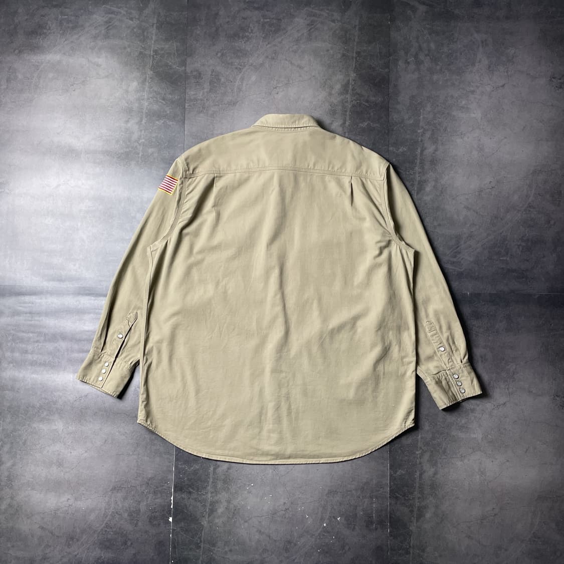 CARHARTT 칼하트 빈티지 베이지 스냅버튼 워크 셔츠 A00859 상품이미지8