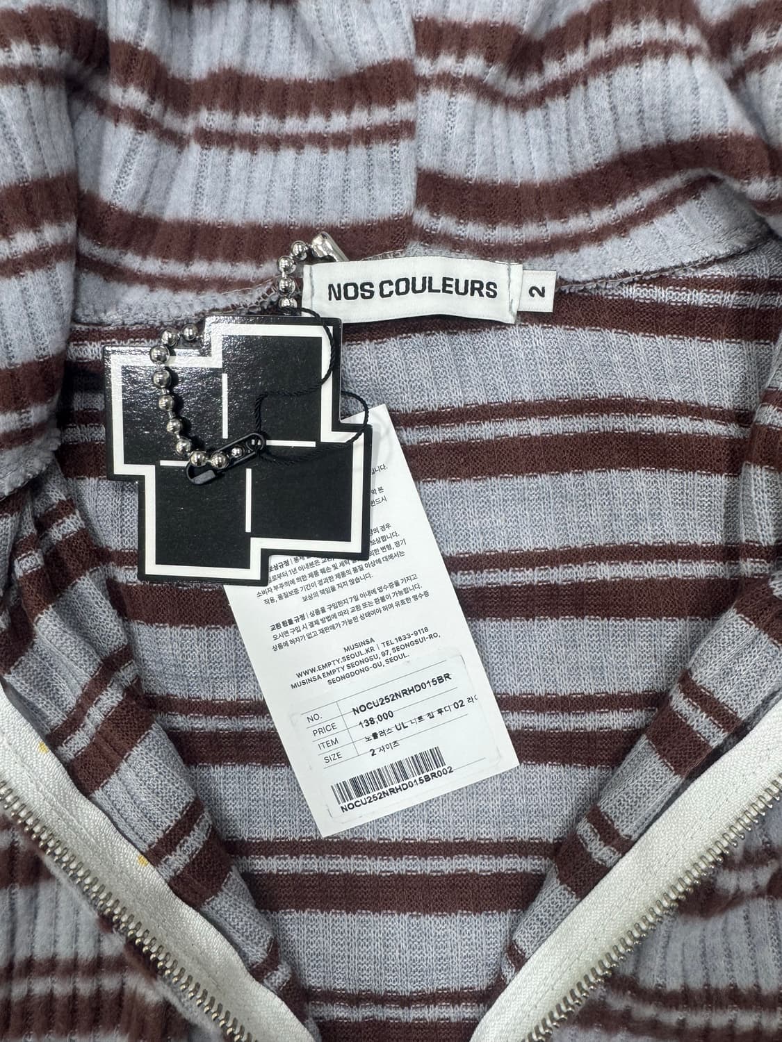 노쿨러스 UL KNIT ZIP HOODIE  상품이미지3