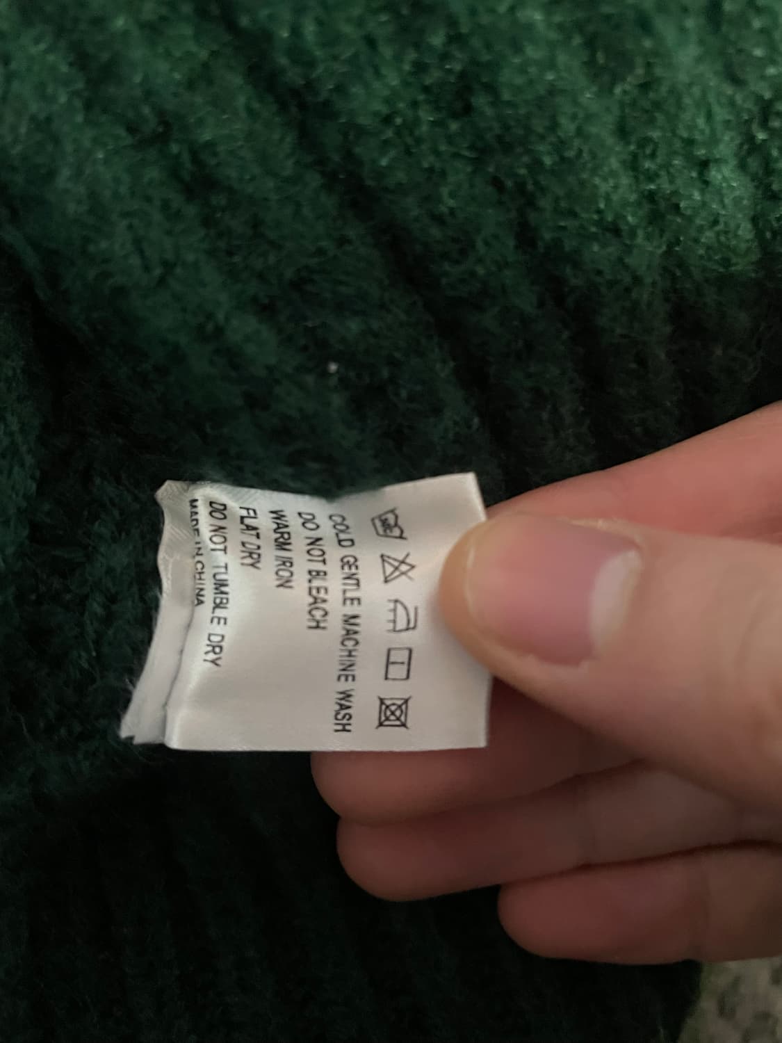 초록색 니트집업 상품이미지3