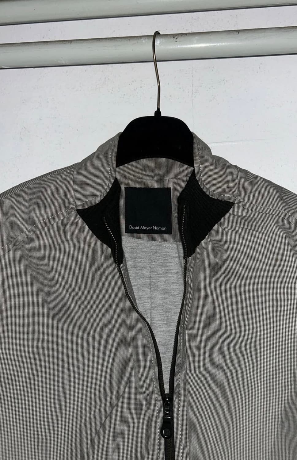 David Mayer 체크 봄버 상품이미지2