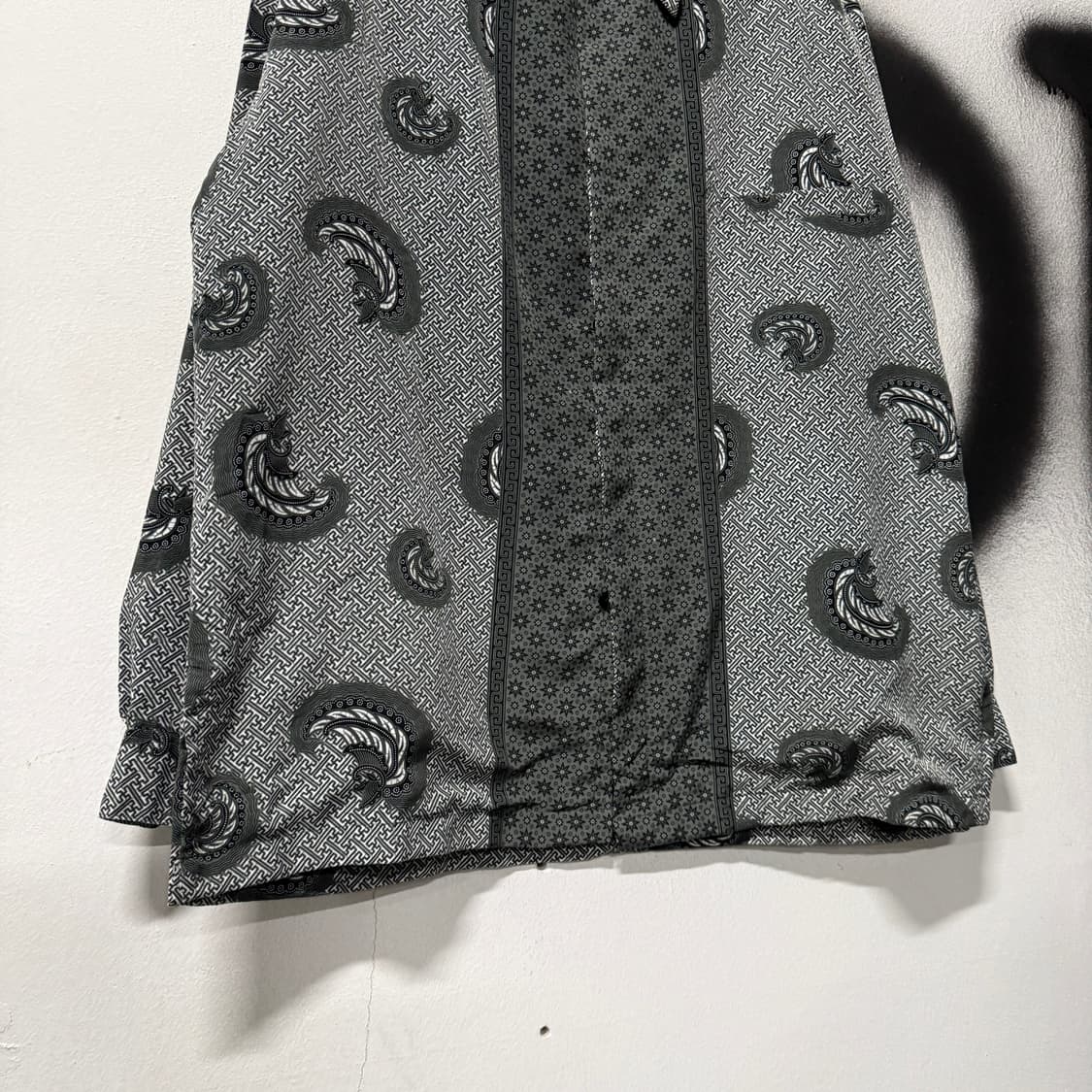VTG 빈티지 히든 버튼 패턴 긴팔 셔츠 상품이미지4