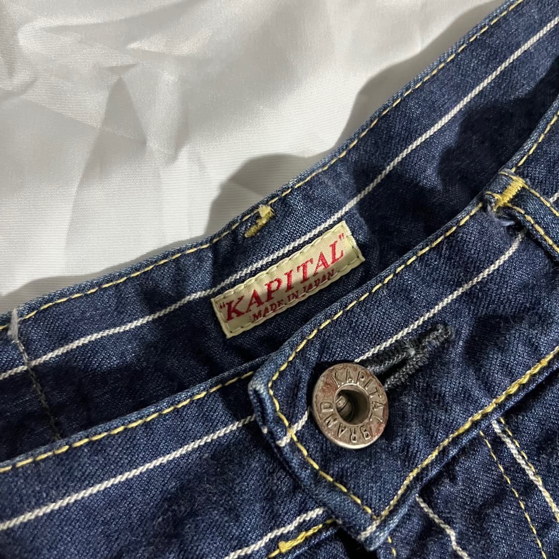 KAPITAL . 캐피탈 신치백 히코리 데님팬츠 상품이미지5