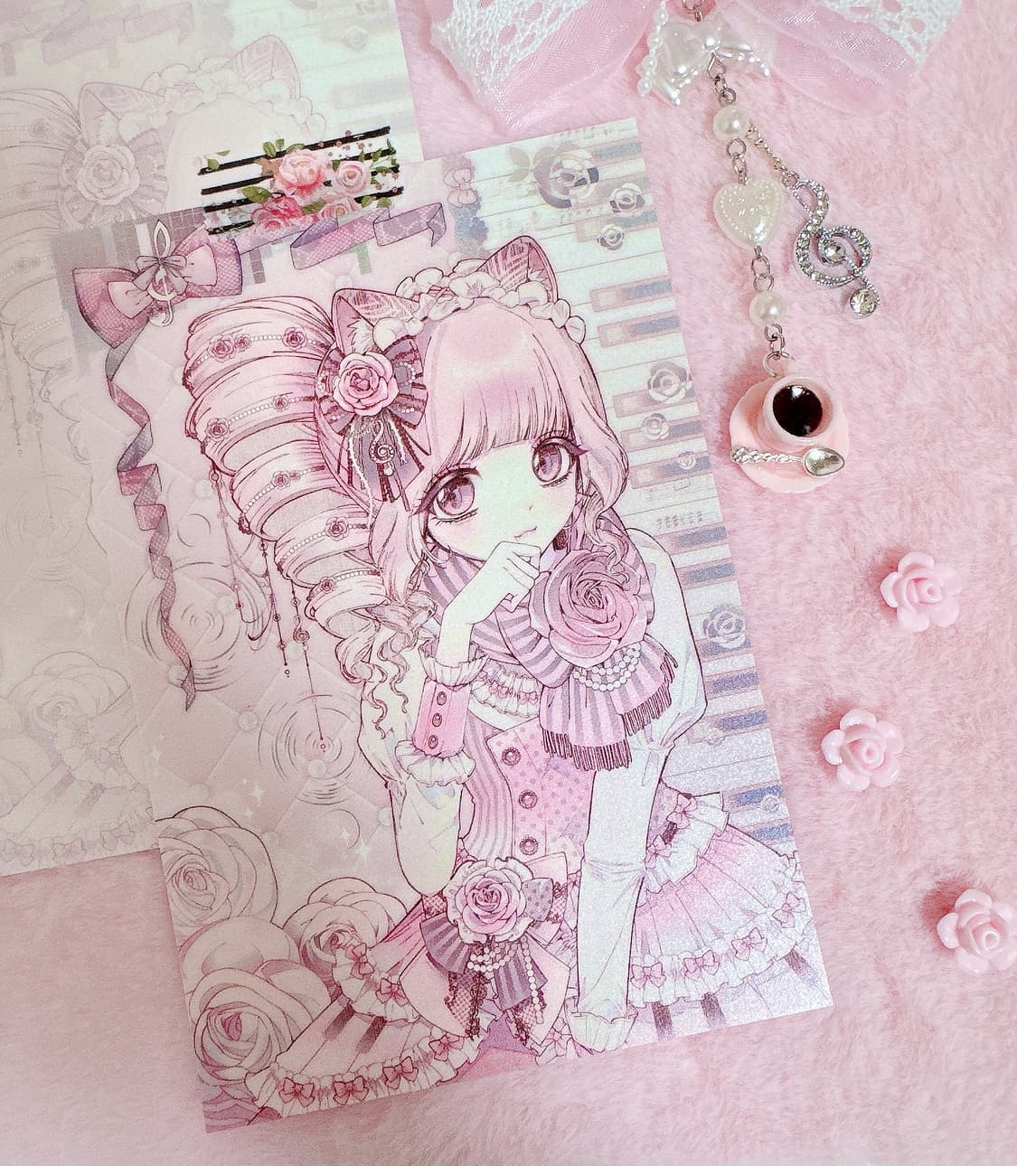 [rubyrinth] 멜로디 로즈 엽서 상품이미지3