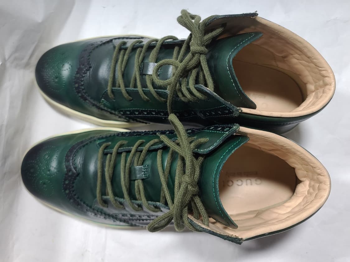 구찌 남성 하이탑스니커즈 9 1/2사이즈(270~275) 상품이미지3