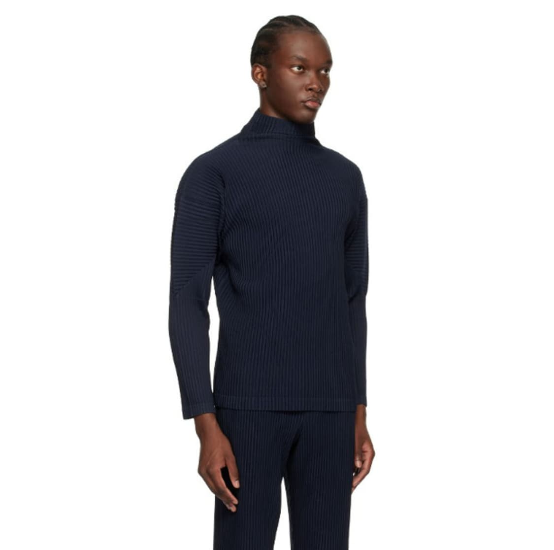 옴므플리세 하이넥탑 JK422 블랙 3 상품이미지2