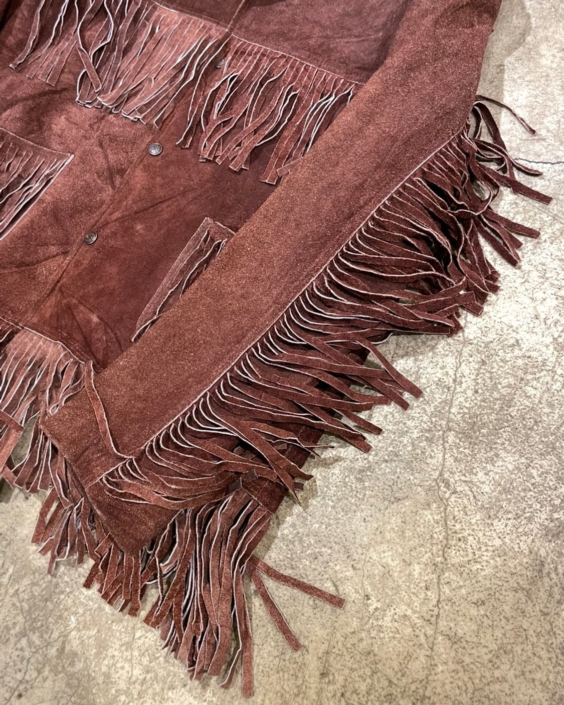 스웨이드 프린지 디테일 웨스턴 자켓 (B5114) 상품이미지6