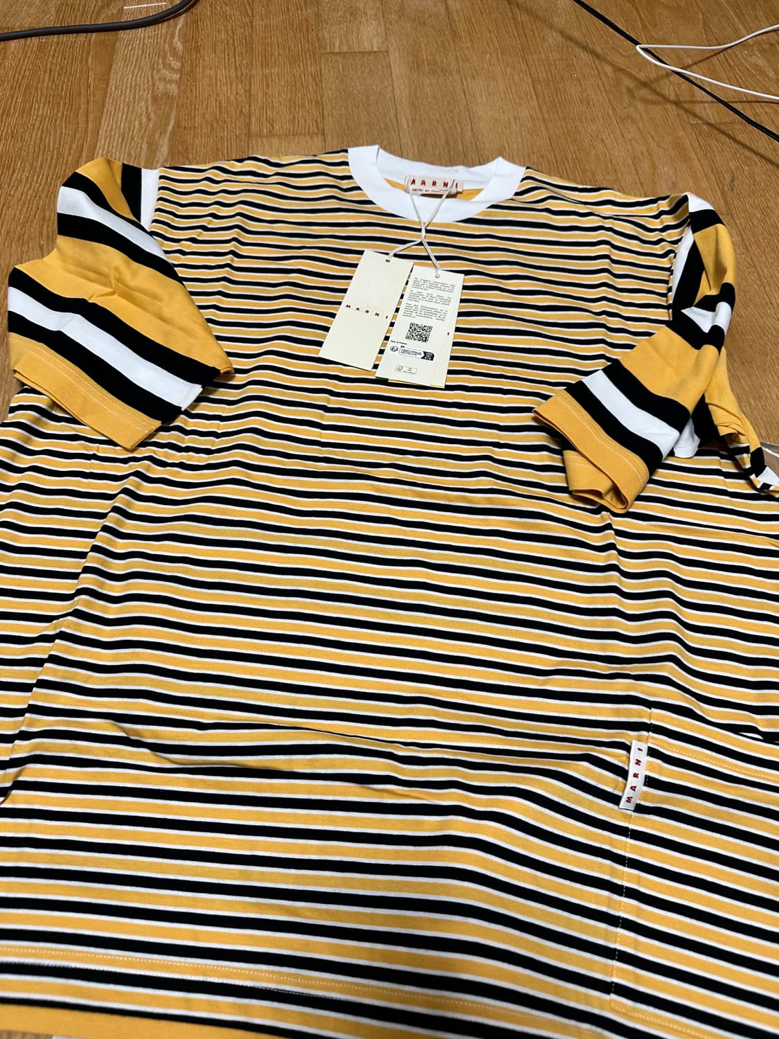마르니 스트라이프 반팔 티 상품이미지1