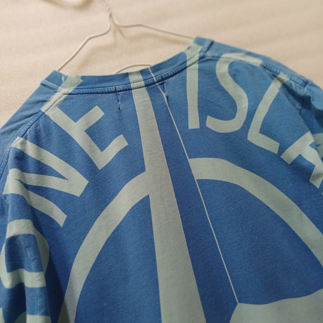 국내 스톤아일랜드 얇은 빈티지 라운드 반팔 티 남성 XL 사랑봉봉 상품이미지4