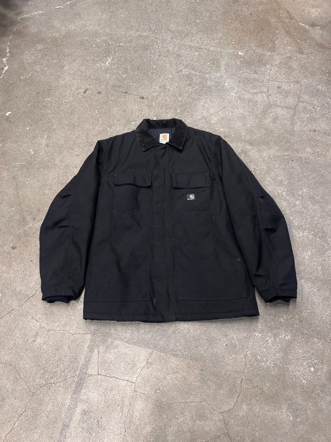  00’s칼하트 아크틱(Arctic) 퀼트 블랙 덕 트래디셔널 코트 상품이미지1