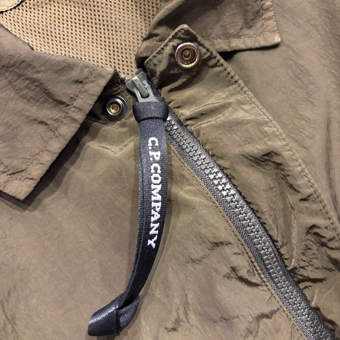 [XL] 24ss C.P 씨피컴퍼니 나일론 포켓 자켓 아이비그린 C157 상품이미지5