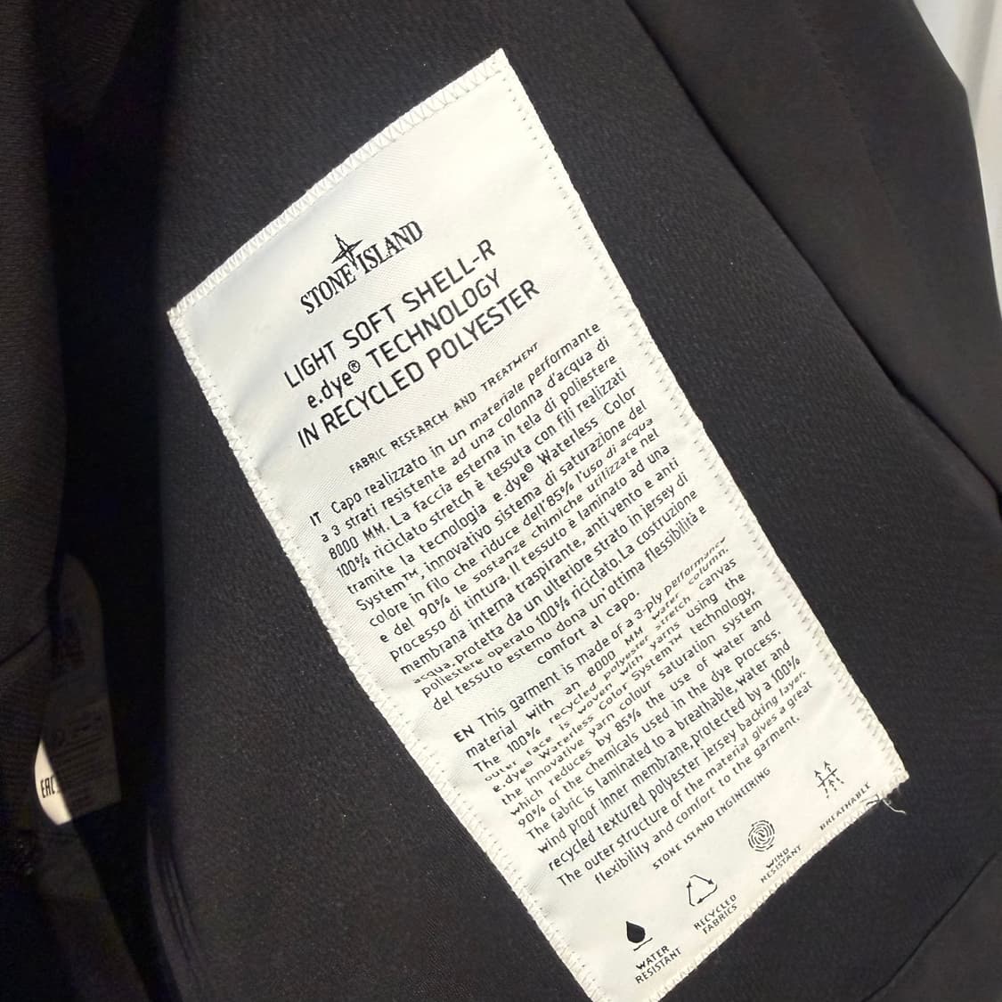 (XL) 스톤아일랜드 41027 라이트 소프트쉘 자켓 상품이미지5