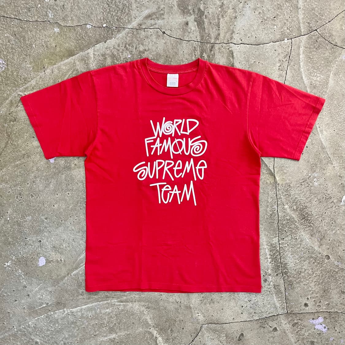 2001 슈프림 월드 페이머스 슈프림 팀 티셔츠 L 상품이미지1
