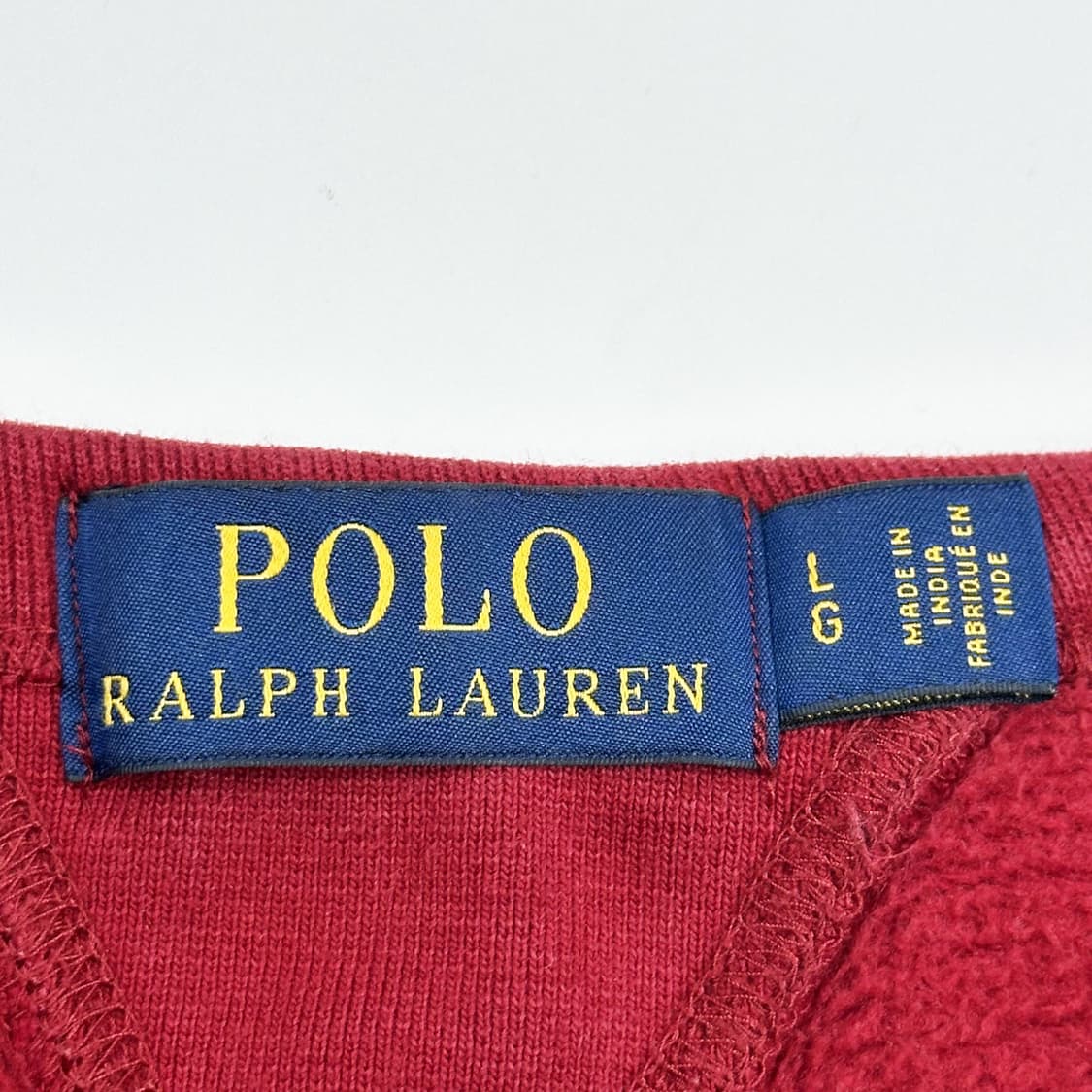 폴로 랄프로렌 빅포니 레드 맨투맨 (L) 상품이미지5