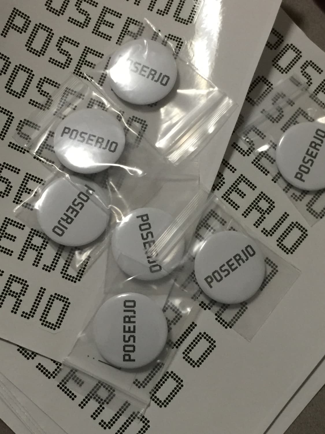 POSERJO Badge set 상품이미지1