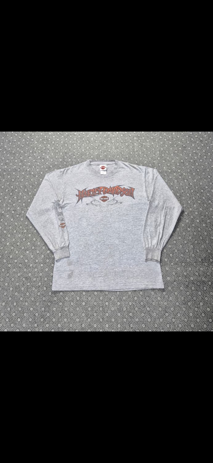 [M]00s Made US Made 할리데이비슨 슬리브 -4 상품이미지3