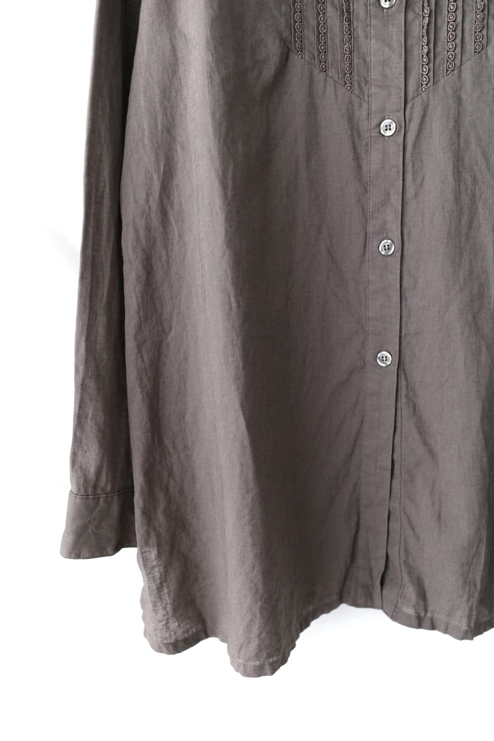 lace tuck shirt  상품이미지4