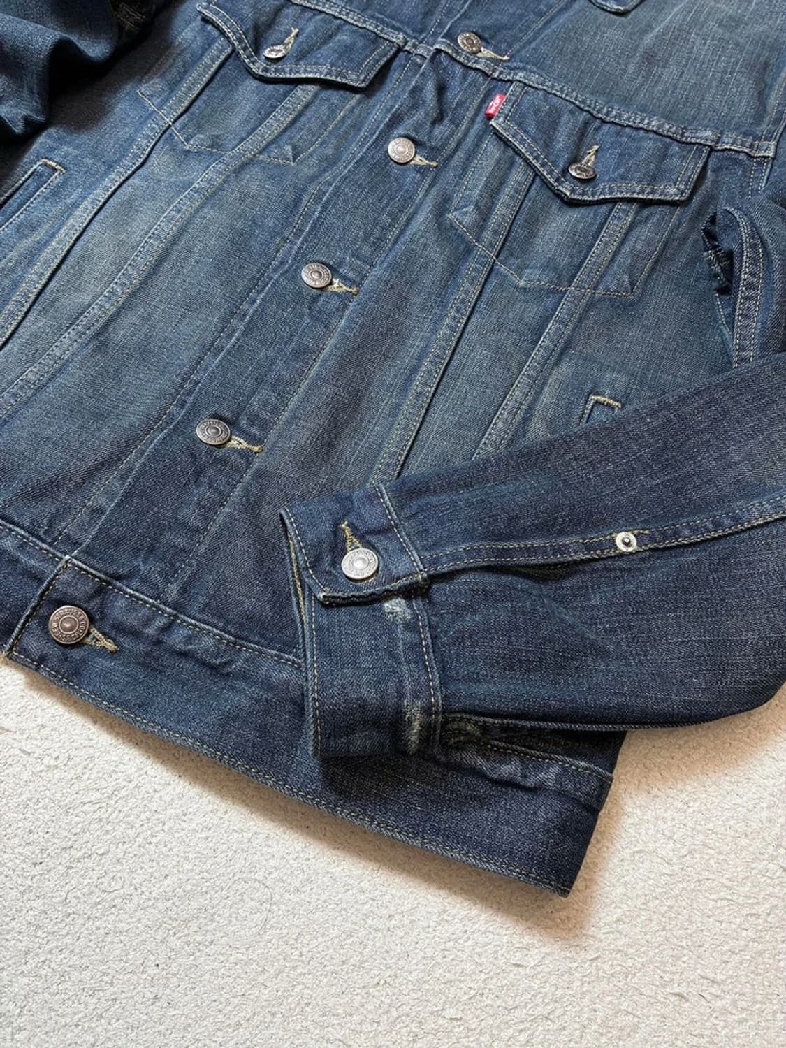 리바이스 00's 빈티지핏 데님 트러커 자켓 PN7472 상품이미지4