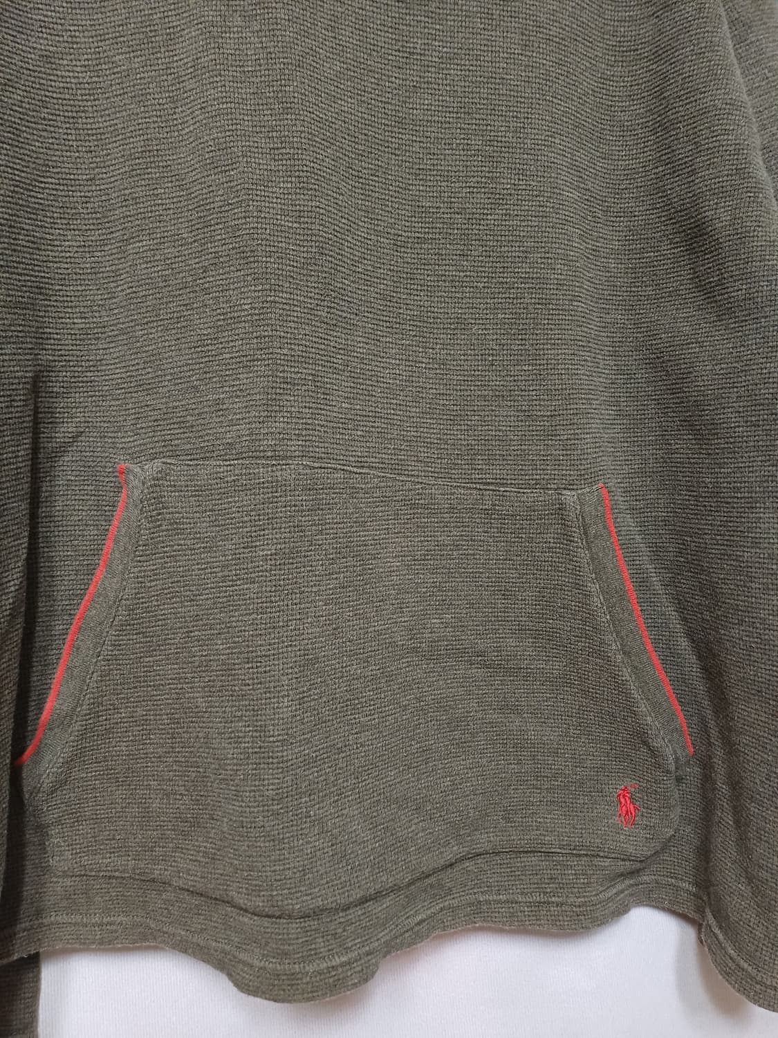 L)폴로 와플 니트 후드티  상품이미지2