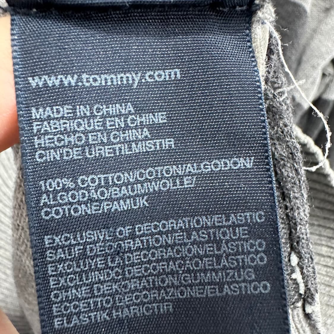 95 타미힐피거 남자 브이넥 니트 상품이미지4