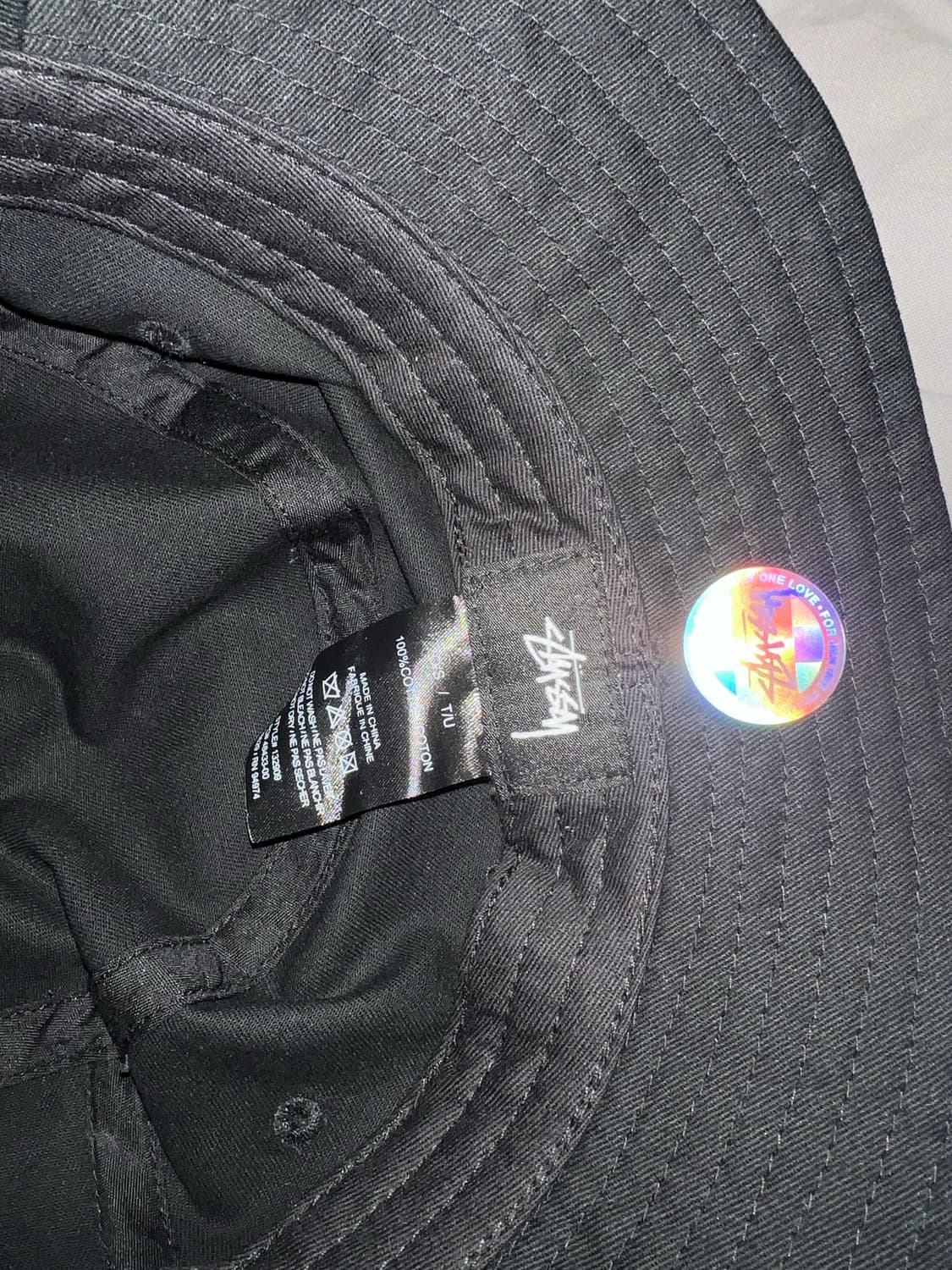 스투시 버킷햇 벙거지 검정 새제품 상품이미지5